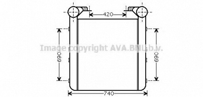 AVA QUALITY COOLING re4048 -  Интеркулер